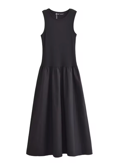 Robe longue sans manches