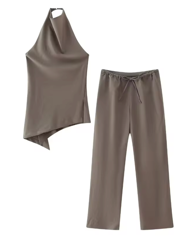 Ensemble chic plissé