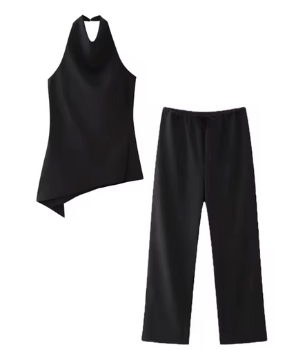 Ensemble chic plissé