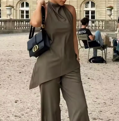 Ensemble chic plissé