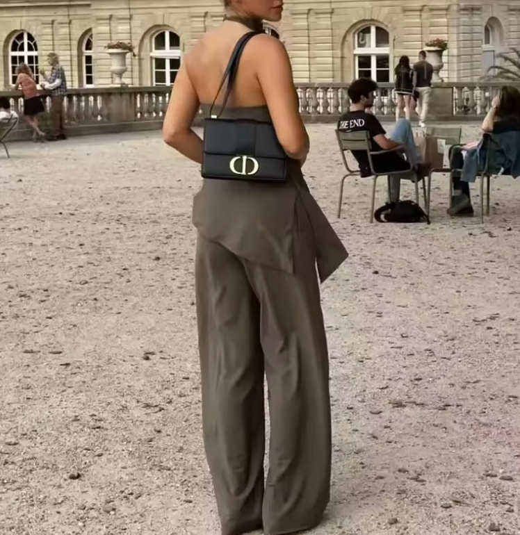 Ensemble chic plissé