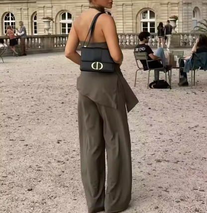 Ensemble chic plissé